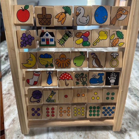 Colorful Alphabet and Number Learning Toy - Picture 3 of 5